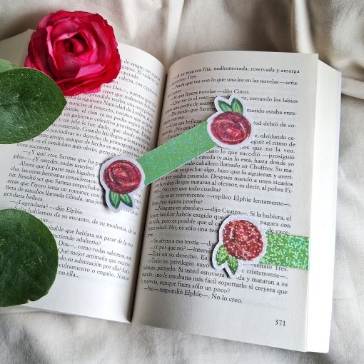 Marcapáginas Rosa