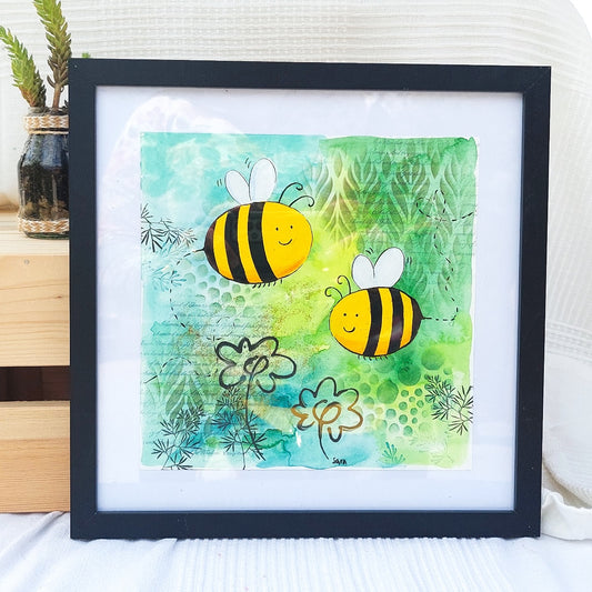 Ilustración Bees II