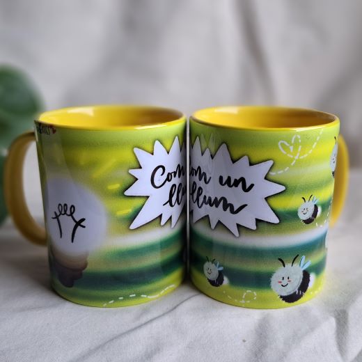 Taza com un llum