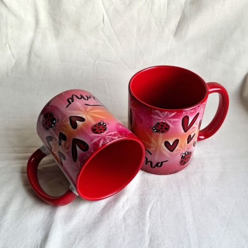 Taza corazones